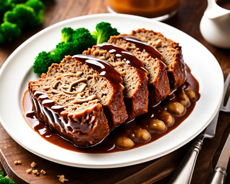 Meatloaf With Mushroom Gravy Recipe