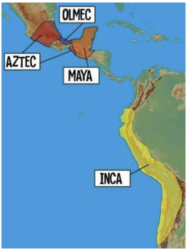 Aztec vs. Maya vs. Inca vs. Olmec - Comparing the Differences
