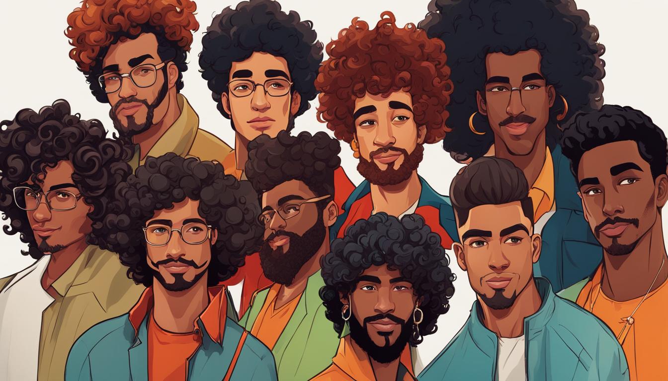 Types of Curly Hair on Men