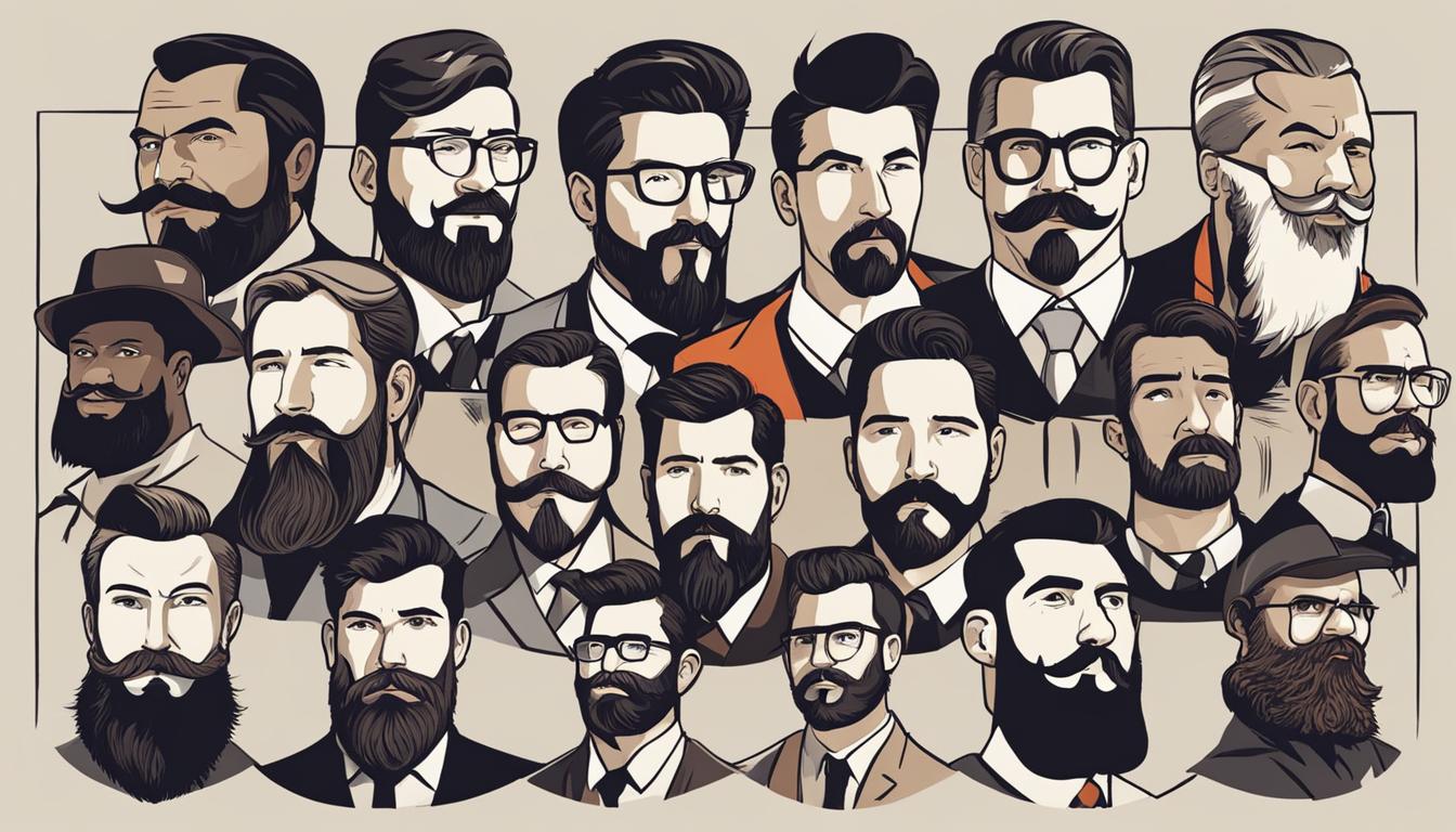 Types of Facial Hair - Beard, Mustache, Goatee, etc.