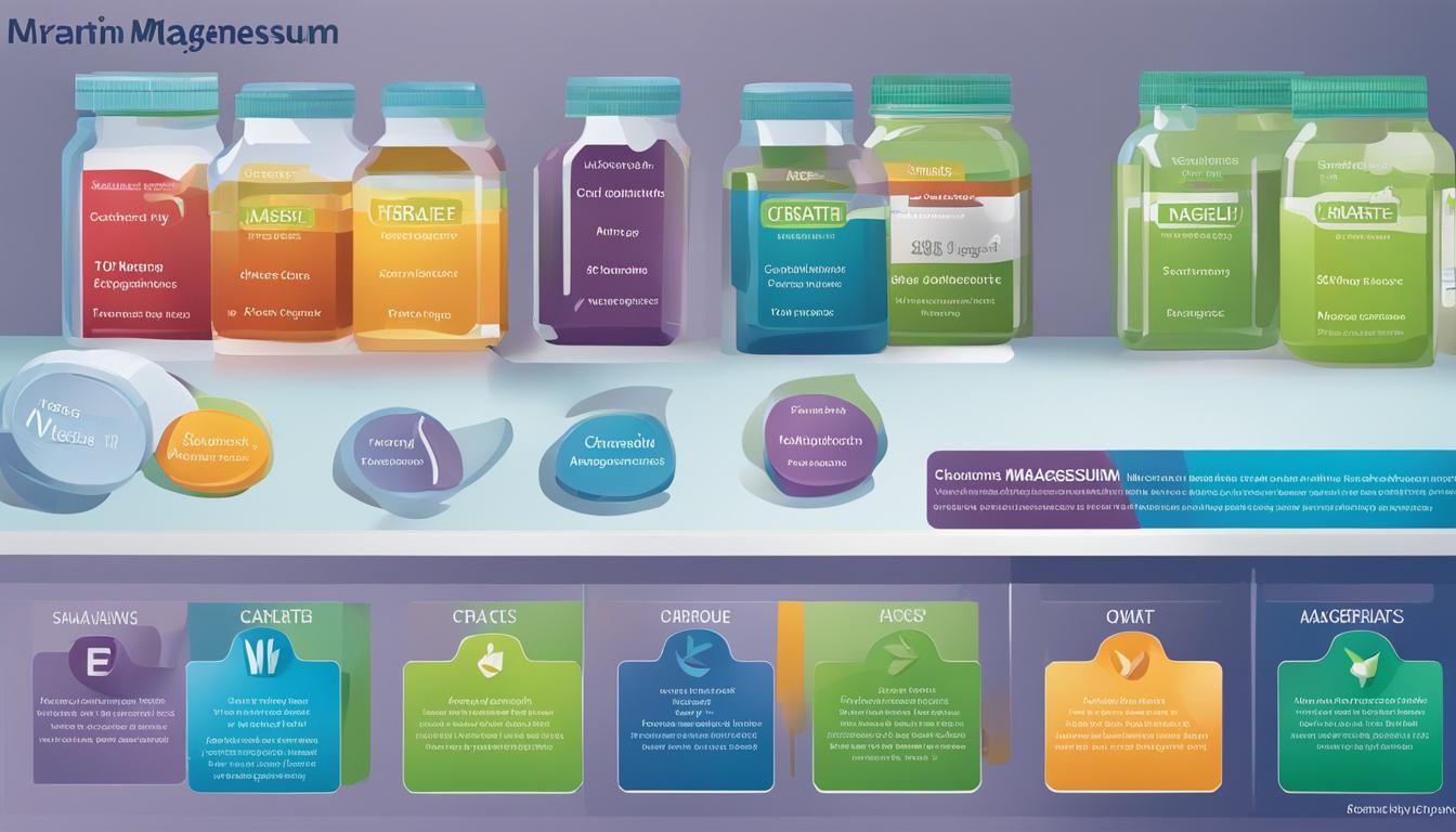 Types of Magnesium Chart