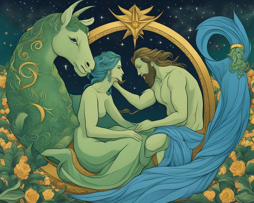 Capricorn Man and Pisces Woman in Bed