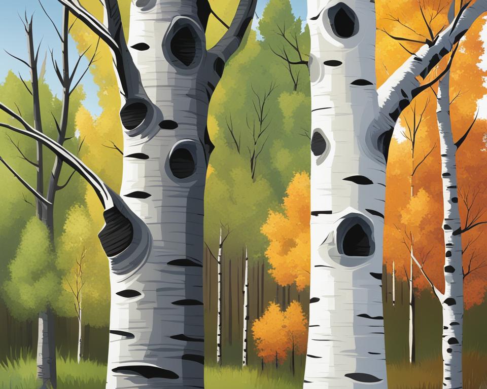 difference between birch and aspen