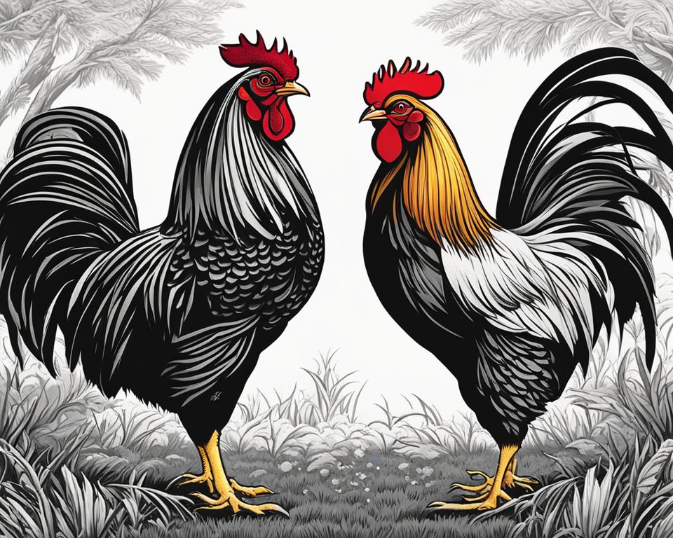 difference between chicken and rooster