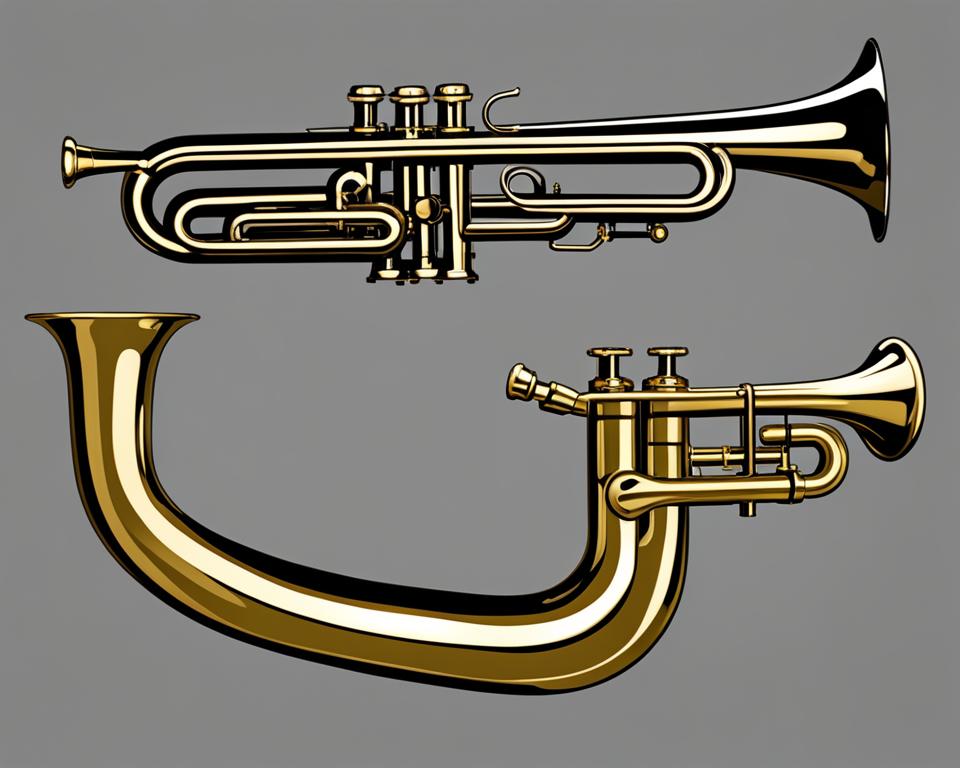 difference between cornet and trumpet