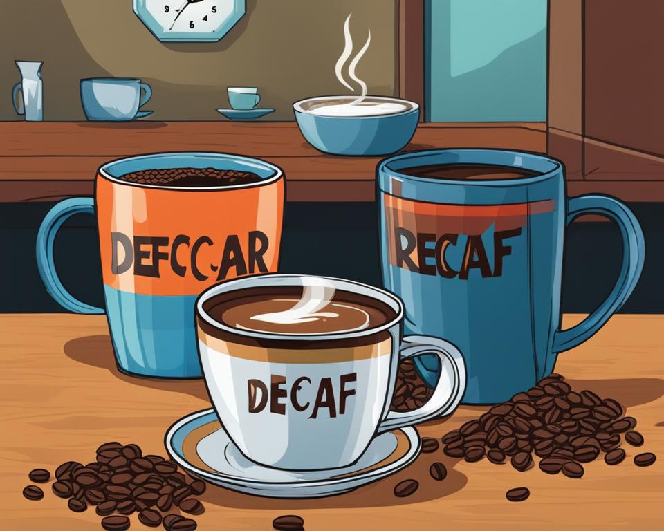 difference between decaf and regular coffee