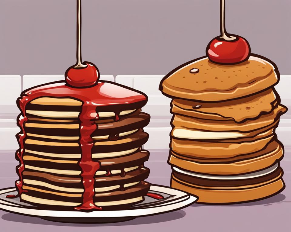 difference between flapjacks and pancakes