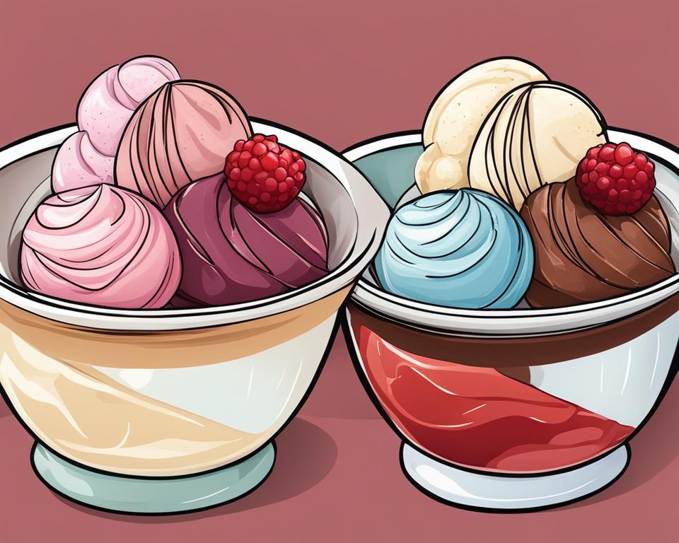 difference between gelato and sorbet