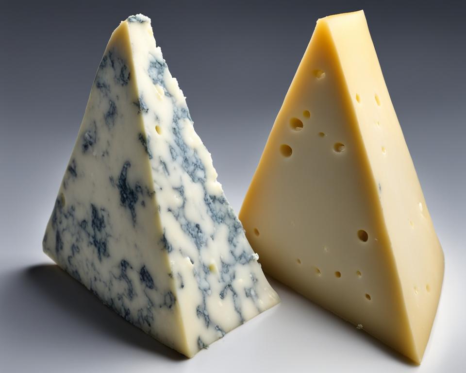 difference between gorgonzola and blue cheese