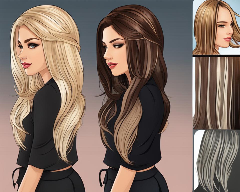 difference between highlights and lowlights