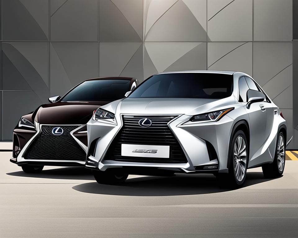 difference between lexus rx and nx