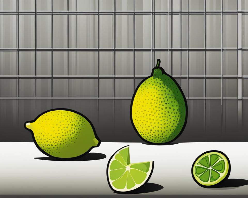 difference between lime and lemon