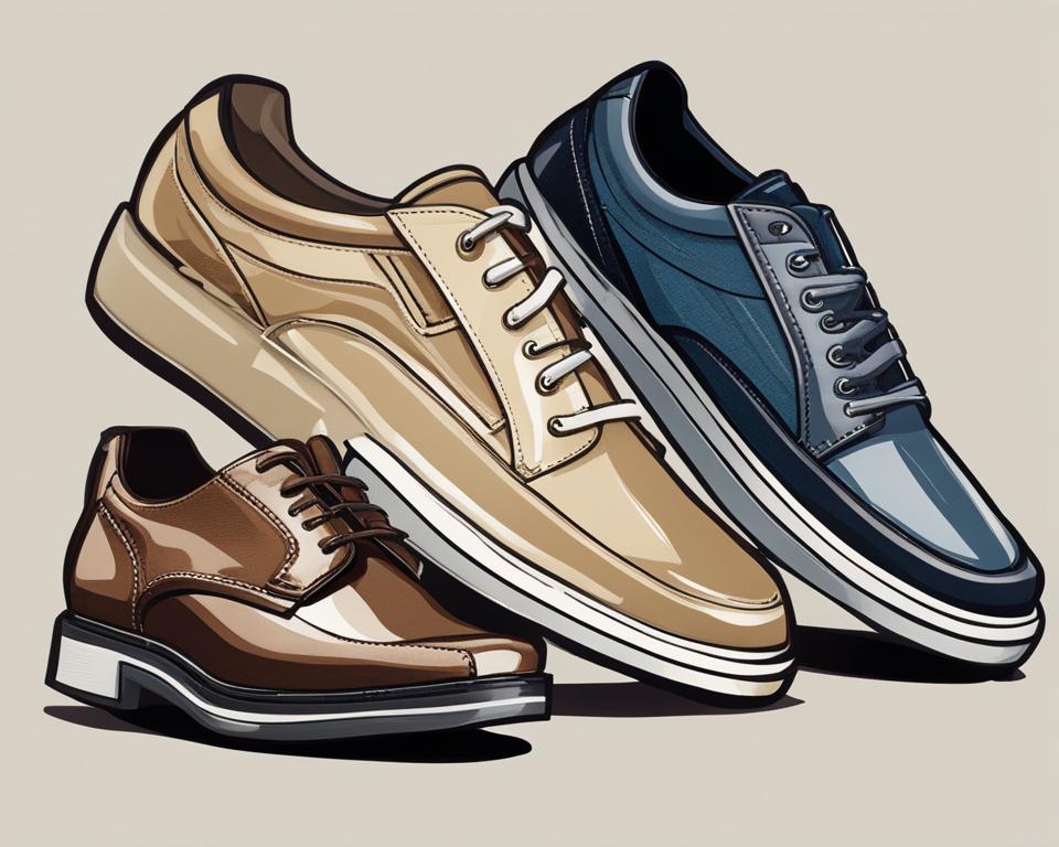 difference between men and women shoes (size difference)