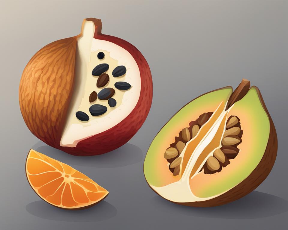 difference between nut and seed