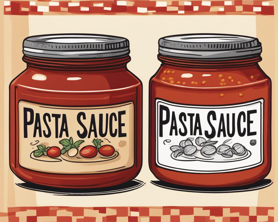 difference between pasta sauce and pizza sauce