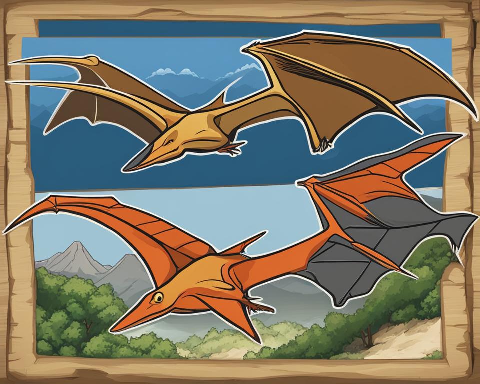 difference between pterodactyl and pteranodon