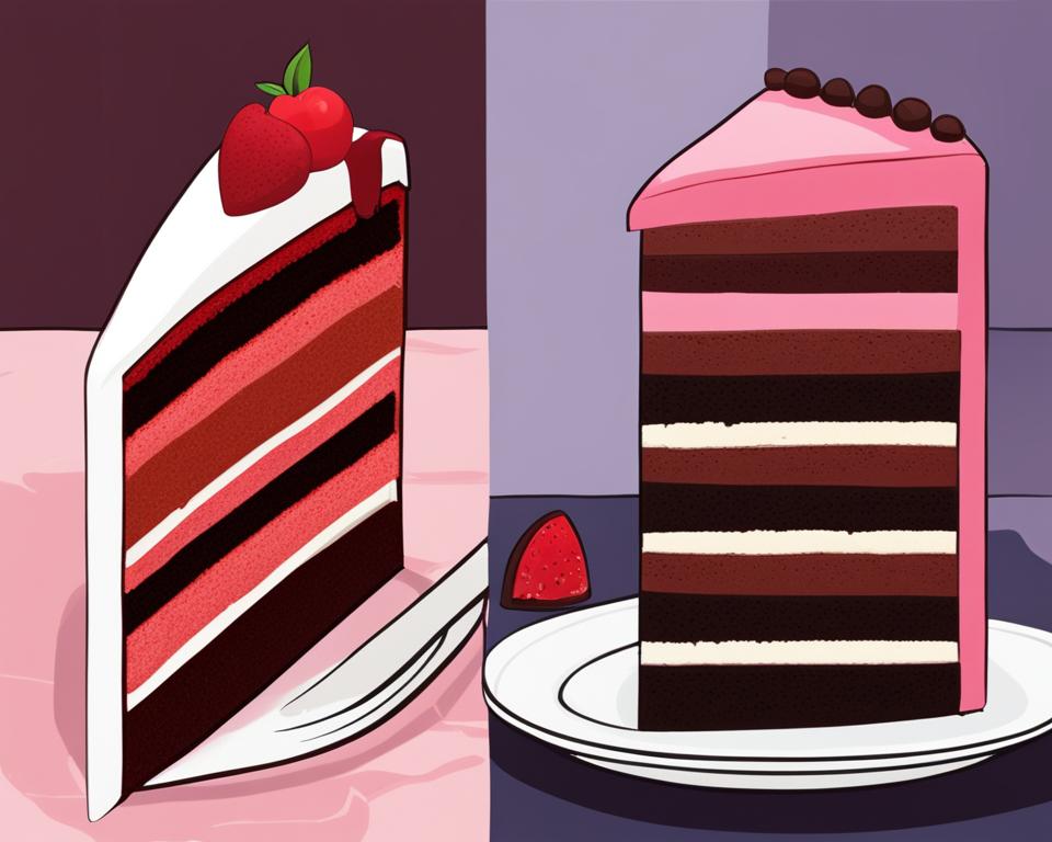 difference between red velvet and chocolate