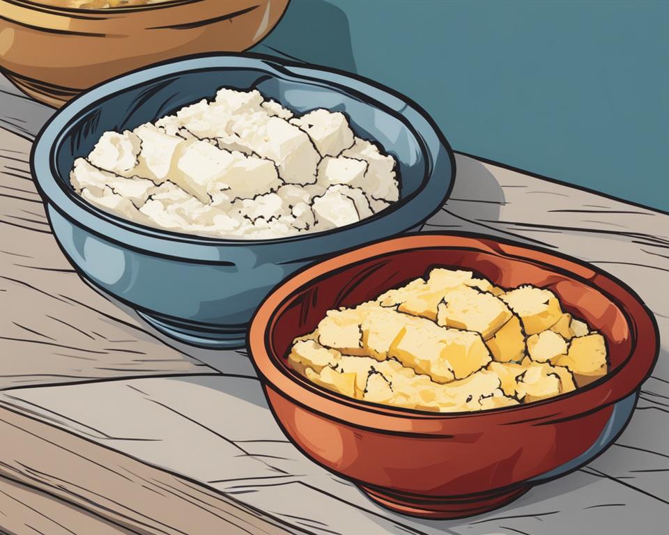 difference between ricotta and cottage cheese