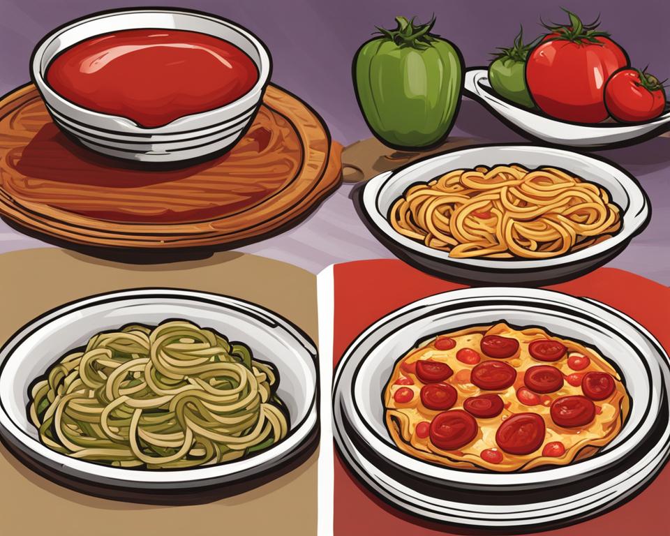 difference between spaghetti sauce and pizza sauce