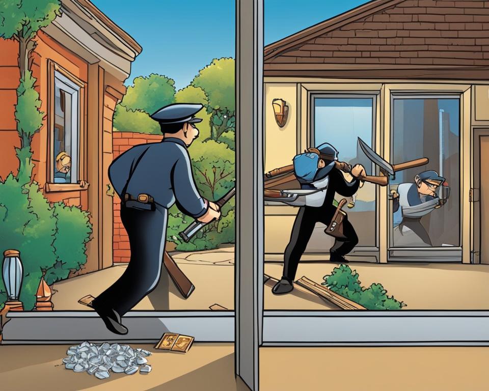 difference between theft and burglary