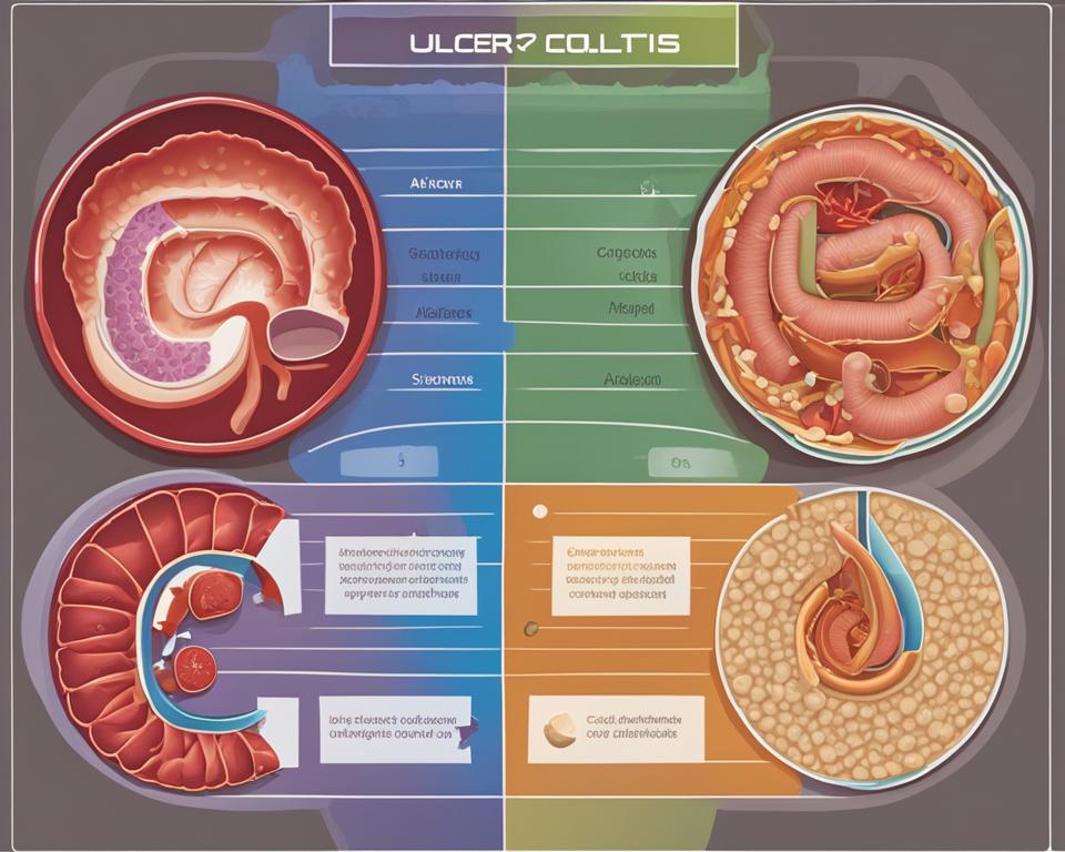 difference between ulcerative colitis and crohn's disease