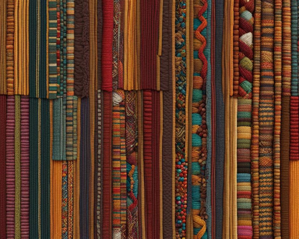 difference between weaving and embroidery