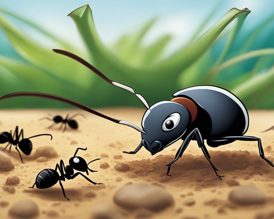 how does ant bait work