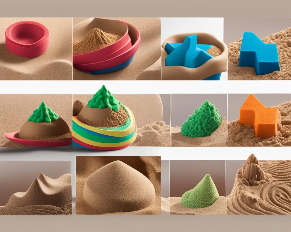 how does kinetic sand work