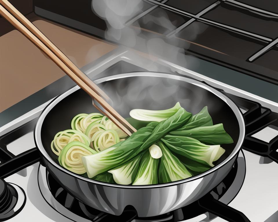 how to cook bok choy for ramen