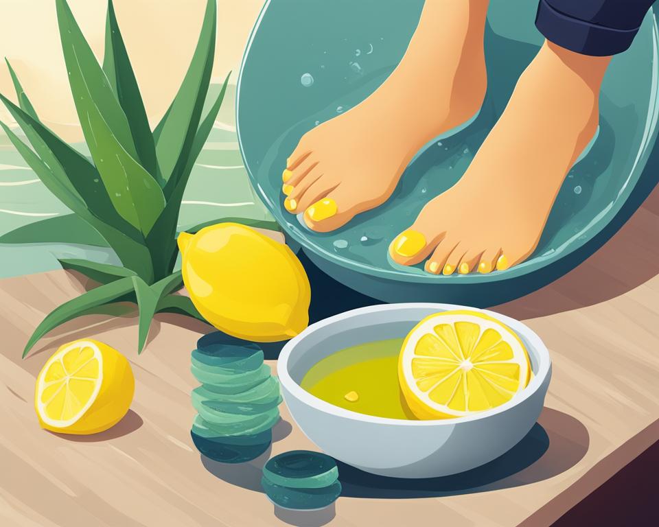 how to get rid of yellow feet