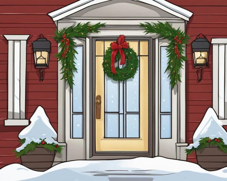 How to Hang Garland Around Front Door (Guide)