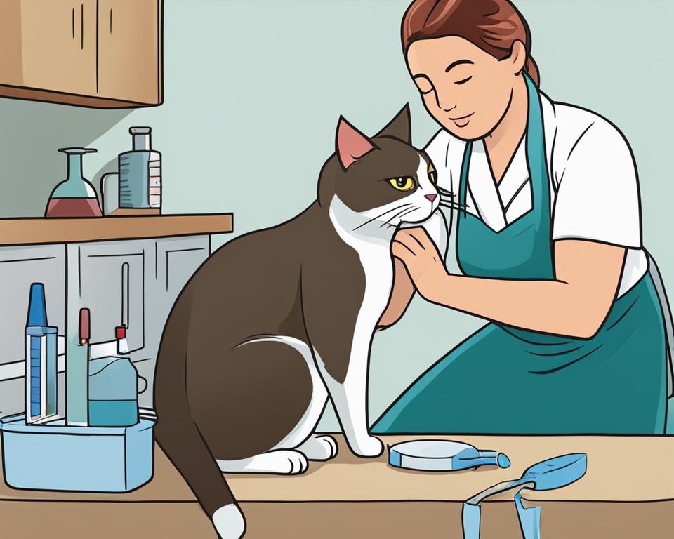 how to heal an open wound on a cat