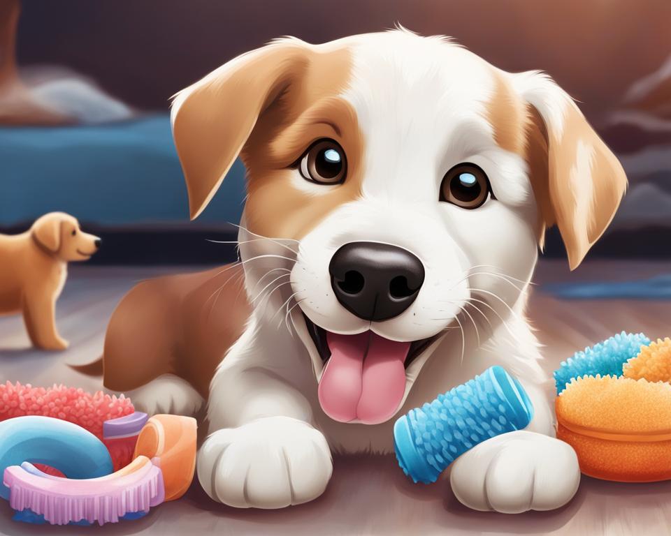 how to help teething puppy
