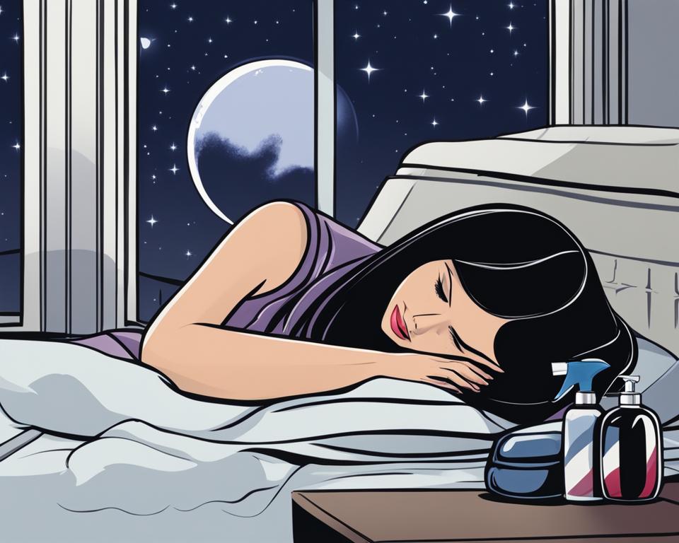 how to keep hair straight overnight