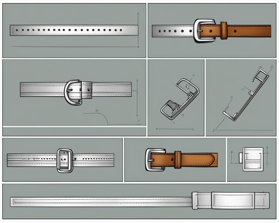 how to put a belt buckle on a belt