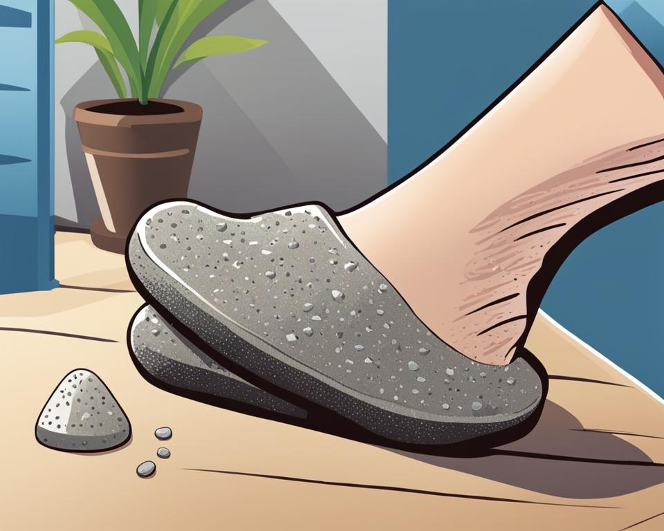 how to use a pumice stone on feet