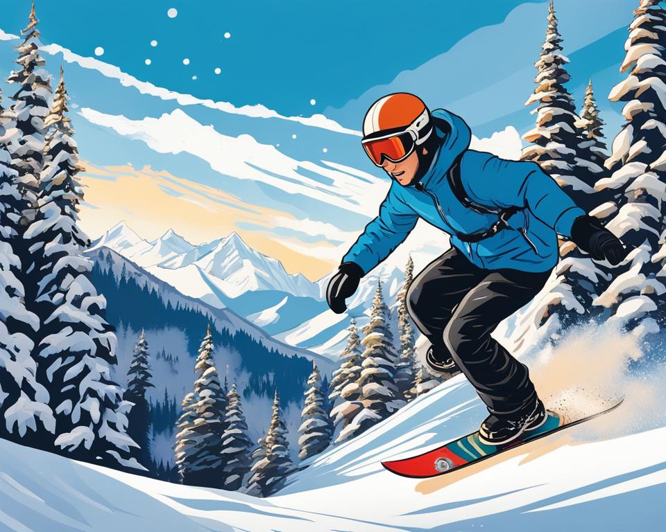 skiing or snowboarding