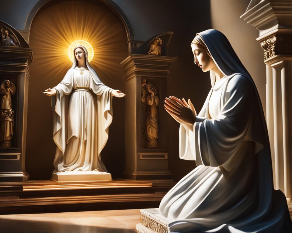why do catholics pray to mary