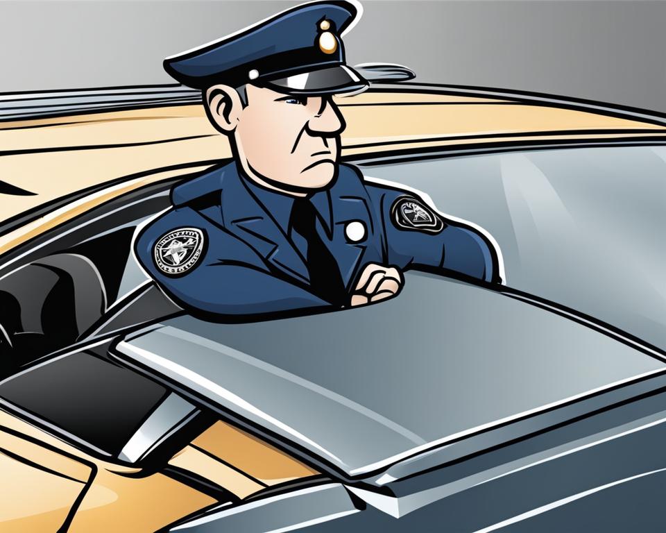 why do cops touch your car