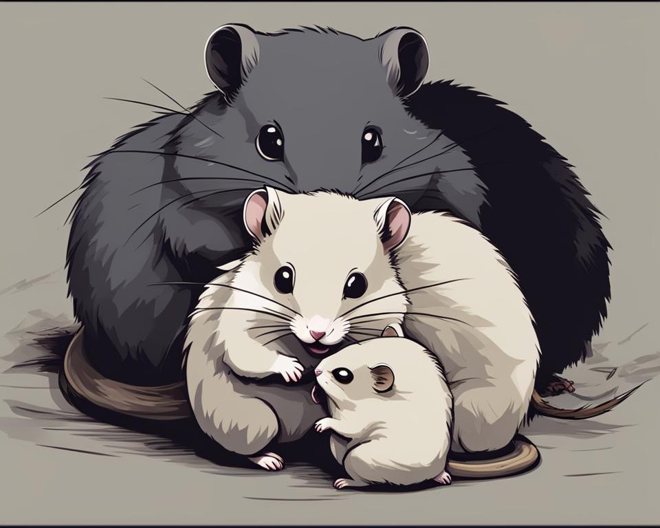 why do hamsters eat their babies