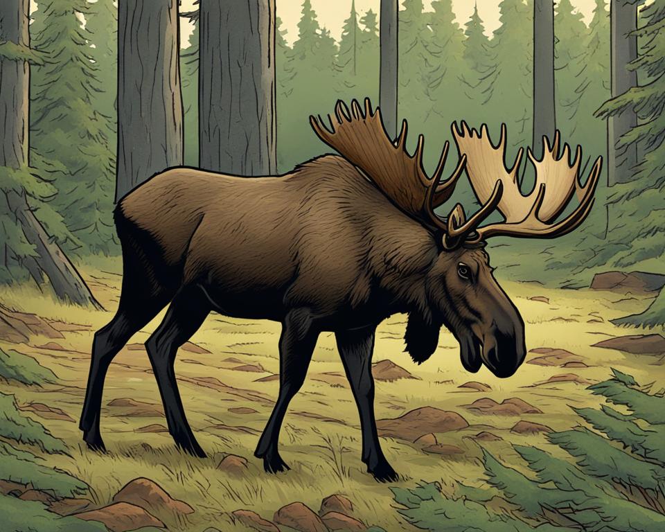 why do moose shed antlers