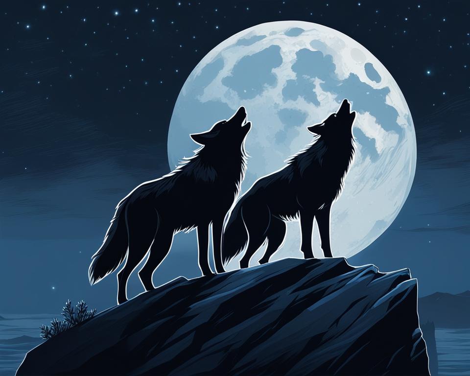 why do wolves howl at the moon