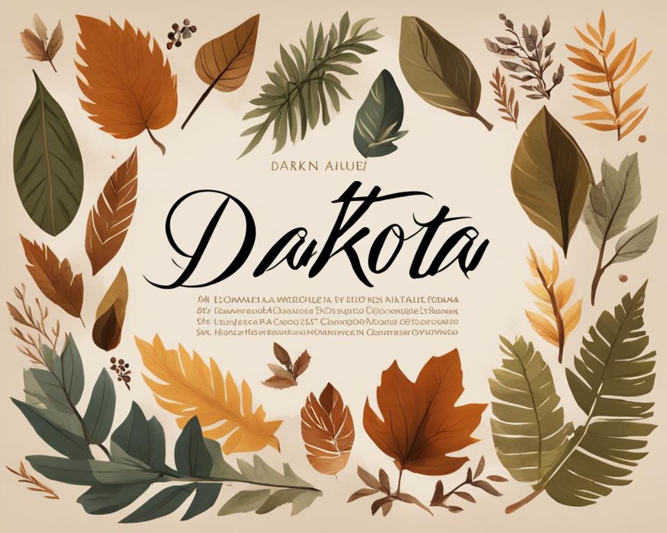 Names Like Dakota