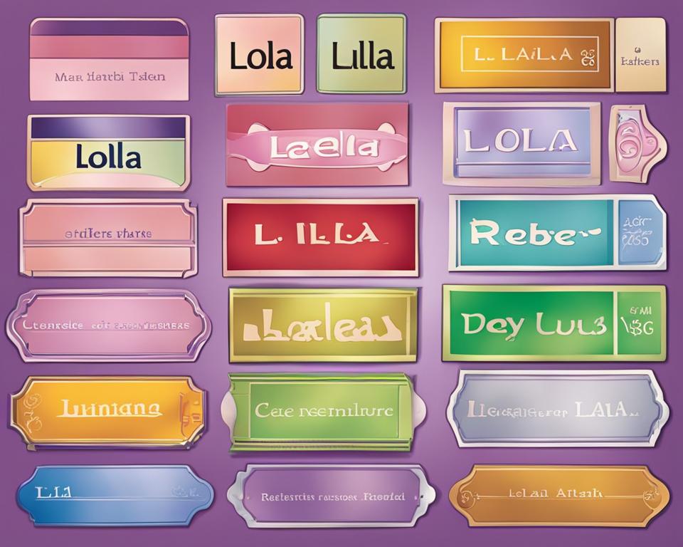 Names Like Lola