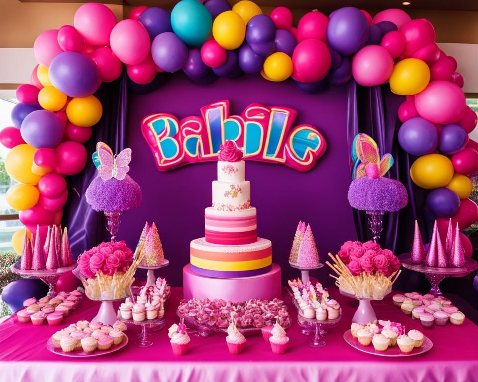 barbie themed birthday party ideas
