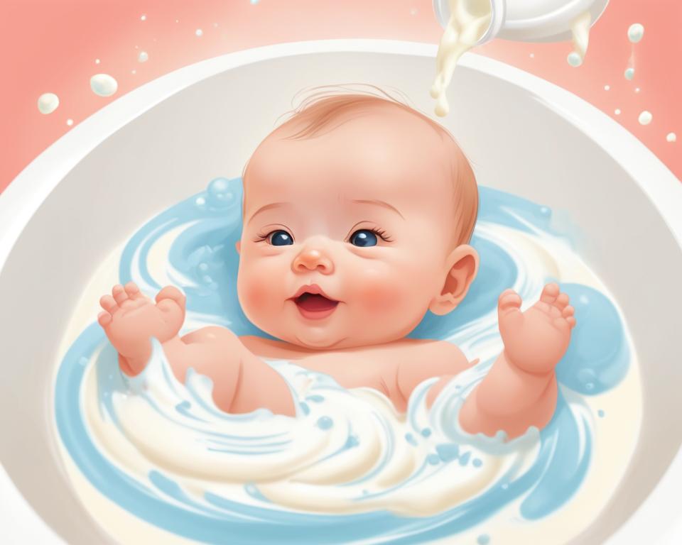 breast milk bath for baby