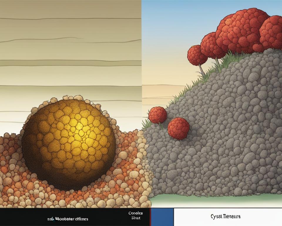 cyst vs nodule