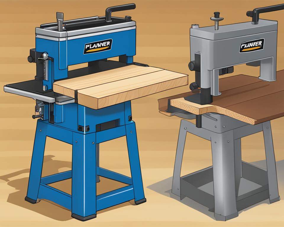 difference between jointer and planer