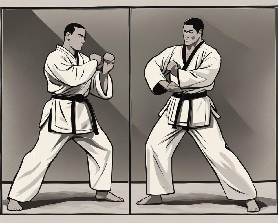 difference between karate and kung fu