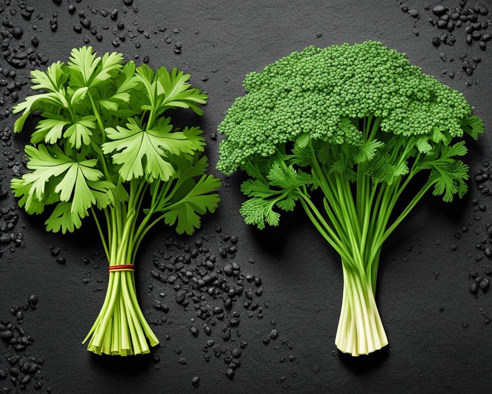 difference between parsley and cilantro